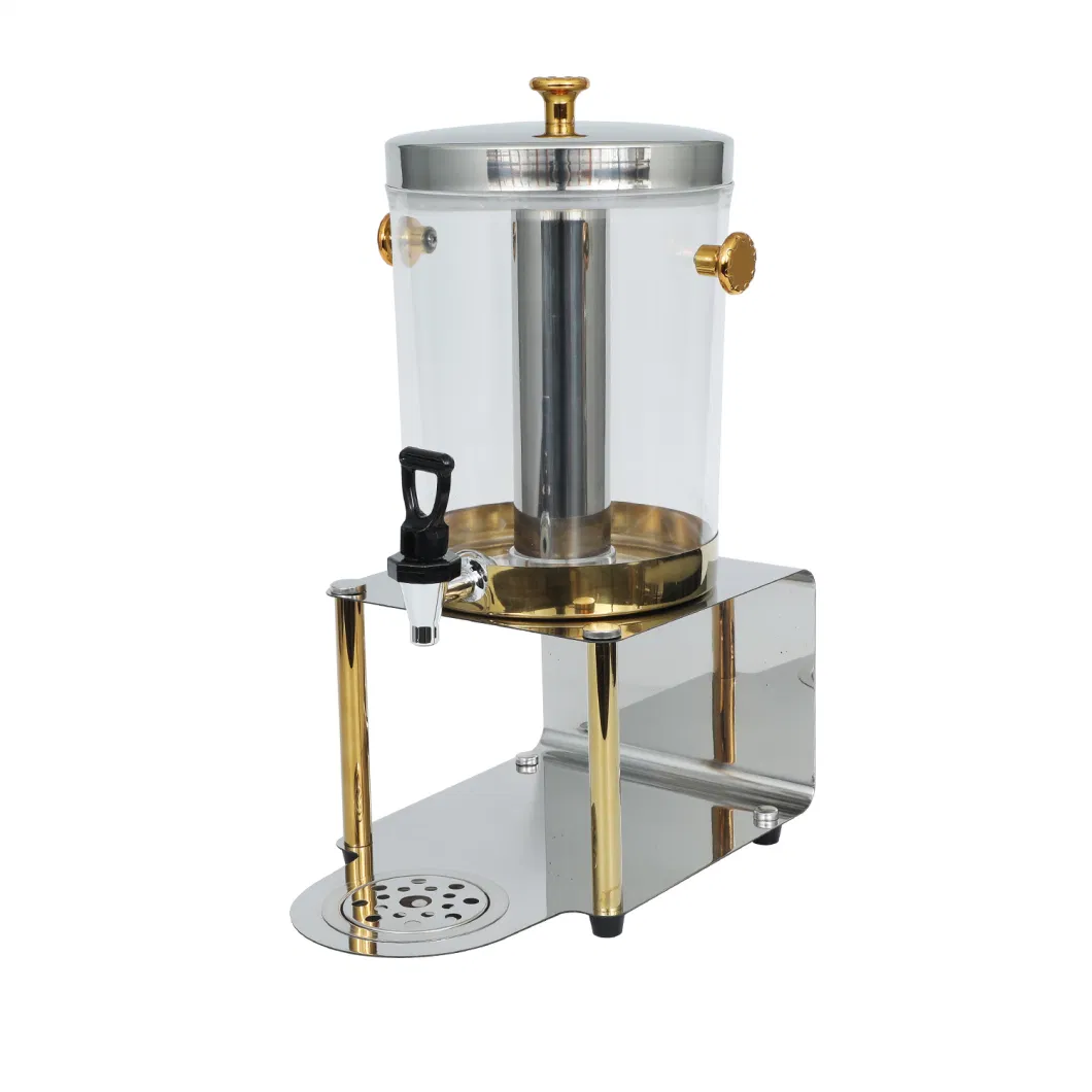 Hotel Restaurant Double Tanks Stainless Steel Cold Hot Juice Tea Beer Water Buffet Juice Dispenser Beverage